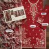 MOHAGNI Luxury Embroidered Lawn Unstitched 3 Piece Suit with Printed Monark Voil Dupatta