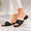 IMG-20260706-WA0027 Elegant Ladies Low Heel Slippers – Comfortable Daily Wear Rhinestone Strap Sandals