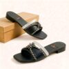 IMG-20260706-WA0031 Elegant Ladies Low Heel Slippers – Comfortable Daily Wear Rhinestone Strap Sandals